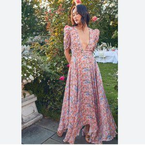 LoveShackFancy Akira Maxi Dress